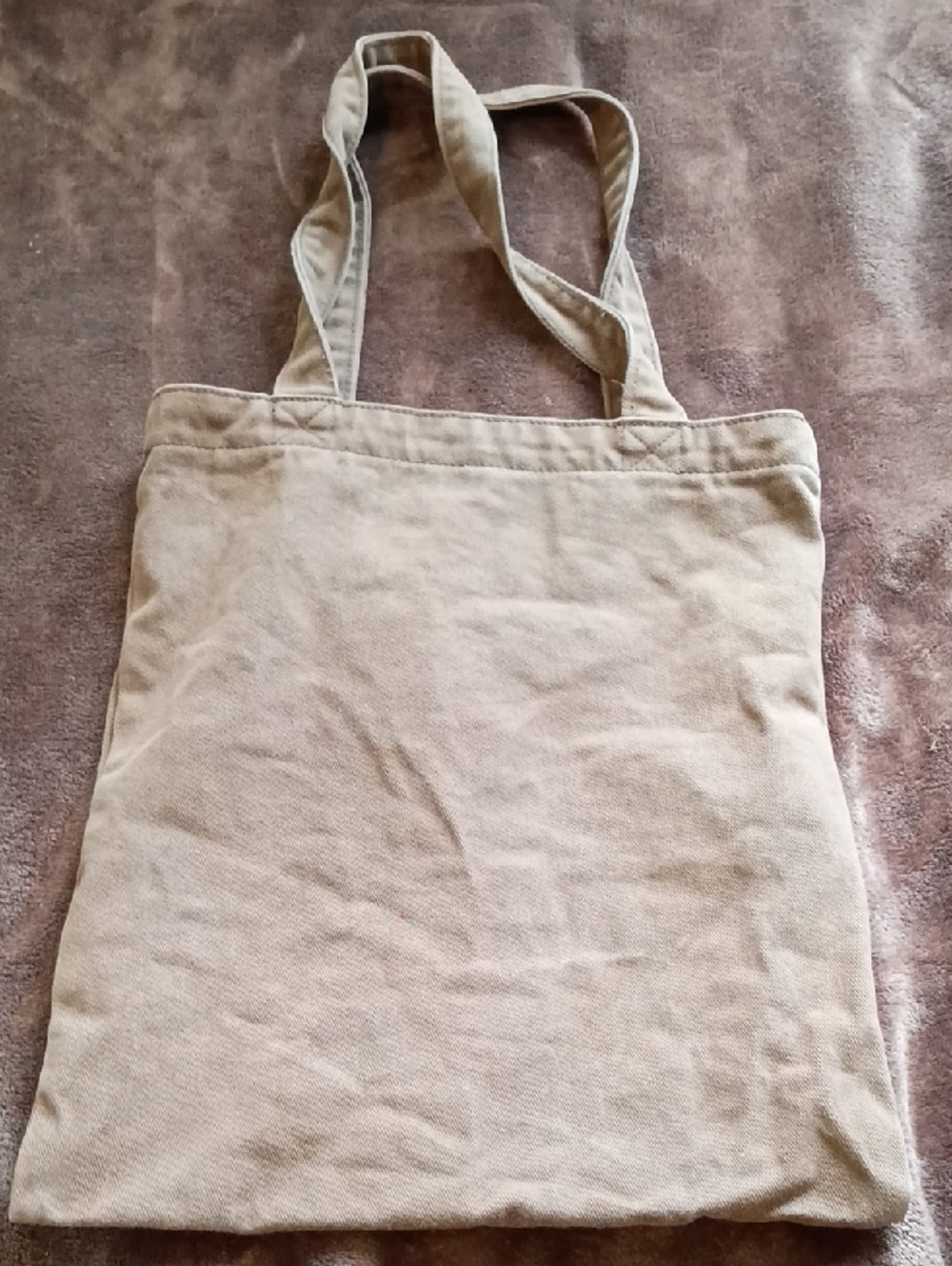 Canvas Tote Bag in Light Brown